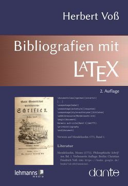 Bibliografien mit LaTeX von Voß,  Herbert