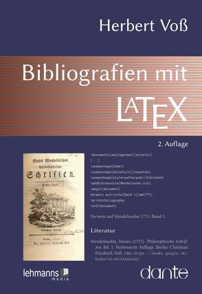 Bibliografien mit LaTeX von Voß,  Herbert