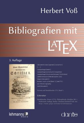 Bibliografien mit LaTeX von Voß,  Herbert