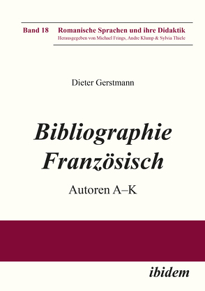 Bibliographie Französisch von Frings,  Michael, Gerstmann,  Dieter, Klump,  Andre