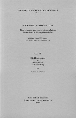 Bibliotheca Dissidentium XV von Balázs,  Mihály, Káldos,  János