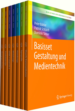 Bibliothek der Mediengestaltung – Basisset Gestaltung und Medientechnik von Bühler,  Peter, Schlaich,  Patrick, Sinner,  Dominik, Stauss,  Andrea, Stauss,  Thomas