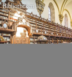 Bibliotheken 2024 – Wand-Kalender – Foto-Kalender – 45×48 – Bücher