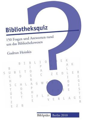 Bibliotheksquiz von Hoinkis,  Gudrun