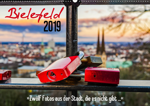 Bielefeld. 12 Fotos aus der Stadt, die es nicht gibt … (Wandkalender 2019 DIN A2 quer) von Dumcke,  Rico