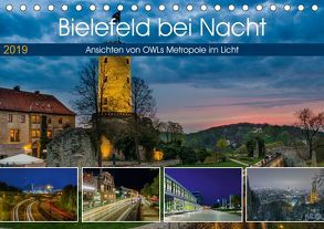 Bielefeld bei Nacht (Tischkalender 2019 DIN A5 quer) von Dumcke,  Rico