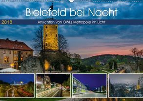 Bielefeld bei Nacht (Wandkalender 2018 DIN A2 quer) von Dumcke,  Rico