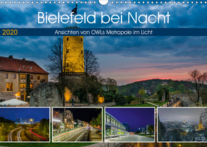 Bielefeld bei Nacht (Wandkalender 2020 DIN A3 quer) von Dumcke,  Rico