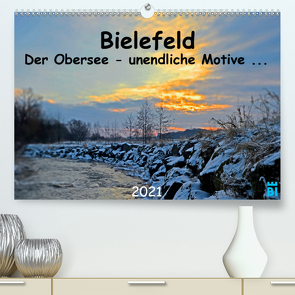 Bielefeld – Der Obersee – unendliche Motive… (Premium, hochwertiger DIN A2 Wandkalender 2021, Kunstdruck in Hochglanz) von Kloss,  Wolf