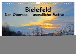 Bielefeld – Der Obersee – unendliche Motive… (Wandkalender 2024 DIN A4 quer), CALVENDO Monatskalender von Kloss,  Wolf