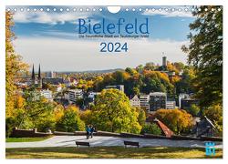 Bielefeld – Die freundliche Stadt am Teutoburger Wald (Wandkalender 2024 DIN A4 quer), CALVENDO Monatskalender von Kloss,  Wolf