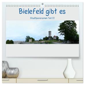 Bielefeld gibt es! Stadtpanoramen Teil 2 (hochwertiger Premium Wandkalender 2024 DIN A2 quer), Kunstdruck in Hochglanz von Schwarzer,  Kurt