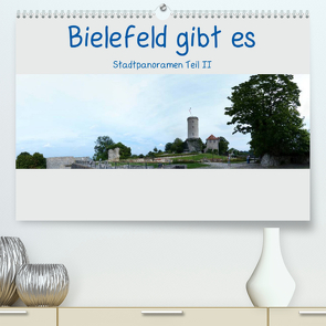 Bielefeld gibt es! Stadtpanoramen Teil 2 (Premium, hochwertiger DIN A2 Wandkalender 2023, Kunstdruck in Hochglanz) von Schwarzer,  Kurt