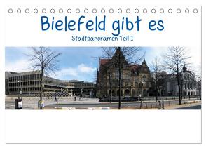 Bielefeld gibt es! Stadtpanoramen (Tischkalender 2024 DIN A5 quer), CALVENDO Monatskalender von Schwarzer,  Kurt