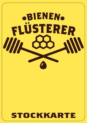 Bienen Flüsterer – Stockkarte von Fogel,  Eugen