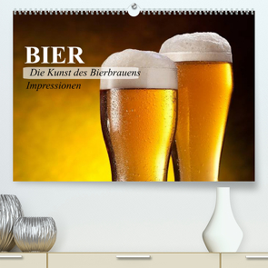 Bier. Die Kunst des Bierbrauens. Impressionen (Premium, hochwertiger DIN A2 Wandkalender 2022, Kunstdruck in Hochglanz) von Stanzer,  Elisabeth