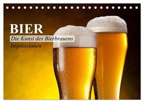 Bier. Die Kunst des Bierbrauens. Impressionen (Tischkalender 2024 DIN A5 quer), CALVENDO Monatskalender von Stanzer,  Elisabeth