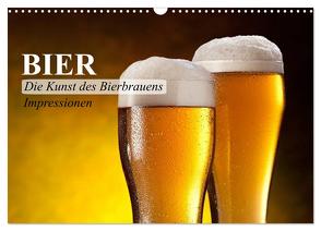 Bier. Die Kunst des Bierbrauens. Impressionen (Wandkalender 2024 DIN A3 quer), CALVENDO Monatskalender von Stanzer,  Elisabeth