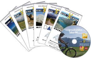 Bike-Explorer Graubünden Bike 90, Set inkl. GPS-Tracks von Schierle,  Michelle