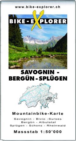 BIKE-EXPLORER Karte Savognin – Bergün – Splügen von Schierle,  Michelle