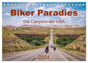 Biker Paradies – Die Canyons der USA (Tischkalender 2024 DIN A5 quer), CALVENDO Monatskalender von Brückmann MIBfoto,  Michael