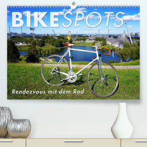 BIKESPOTS – Rendezvous mit dem Rad (Premium, hochwertiger DIN A2 Wandkalender 2022, Kunstdruck in Hochglanz) von Oelschläger,  Wilfried