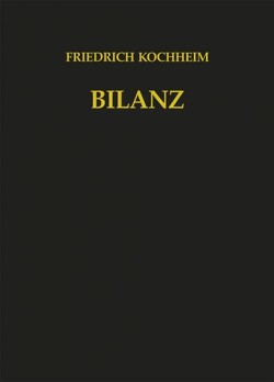 Bilanz von Kochheim,  Friedrich, Wagner,  Jens Ch