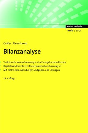 Bilanzanalyse von Gerenkamp,  Thorsten, Gräfer,  Horst