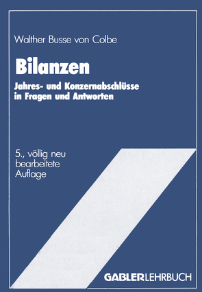 Bilanzen von Busse von Colbe,  Walther