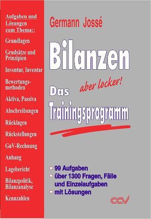 Bilanzen – Trainingsprogramm von Jossé,  Germann