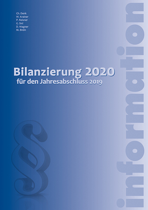 Bilanzierung 2020 von Brein,  Markus, Denk,  Christoph, Krainer,  Wolfgang, Reisner,  Petra, Sixl,  Gunnar, Wagner,  Doris