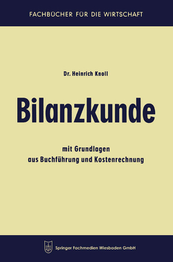 Bilanzkunde von Knoll,  Heinrich