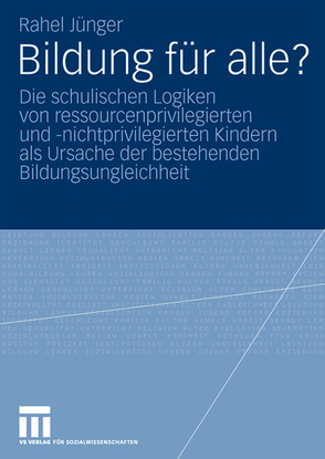 Bildung für alle? von Jünger,  Rahel