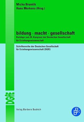 Bildung Macht Gesellschaft von Brumlik,  Micha, Merkens,  Hans