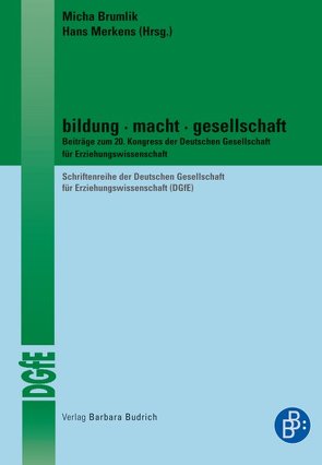 Bildung Macht Gesellschaft von Brumlik,  Micha, Merkens,  Hans