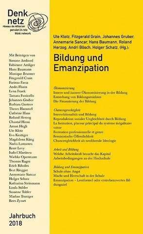 Jahrbuch Denknetz 2018: Bildung und Emanzipation von Denknetz