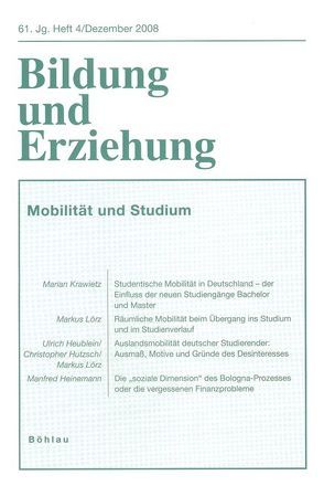 Bildung und Erziehung 0006-2456 / Mobilität und Studium von Anweiler,  Oskar, Heinemann,  Manfred