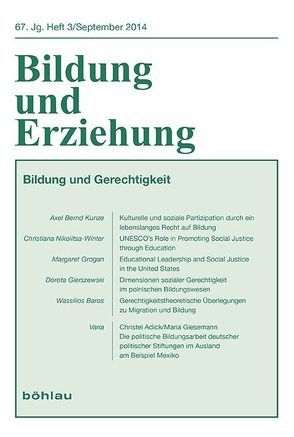 Bildung und Gerechtigkeit von Adick,  Christel, Matthes,  Eva, Meilhammer,  Elisabeth