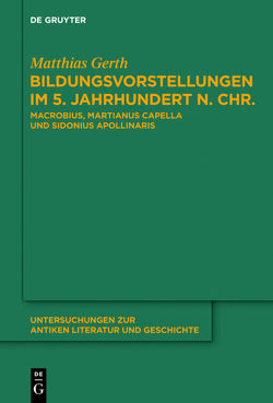 Bildungsvorstellungen im 5. Jahrhundert n. Chr. von Gerth,  Matthias