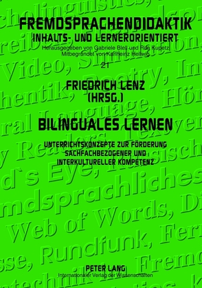 Bilinguales Lernen von Lenz,  Friedrich