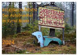 BILKYRKOGÅRDEN Der Autofriedhof im Kyrkö Mosse (Wandkalender 2024 DIN A4 quer), CALVENDO Monatskalender von Klein,  Harald