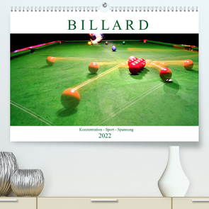 Billard. Konzentration – Sport – Spannung (Premium, hochwertiger DIN A2 Wandkalender 2022, Kunstdruck in Hochglanz) von Robert,  Boris