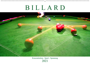 Billard. Konzentration – Sport – Spannung (Wandkalender 2021 DIN A2 quer) von Robert,  Boris