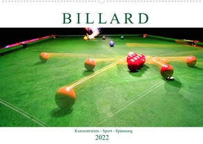 Billard. Konzentration – Sport – Spannung (Wandkalender 2022 DIN A2 quer) von Robert,  Boris