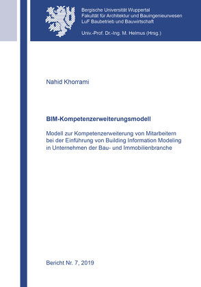 BIM-Kompetenzerweiterungsmodell von Khorrami,  Nahid