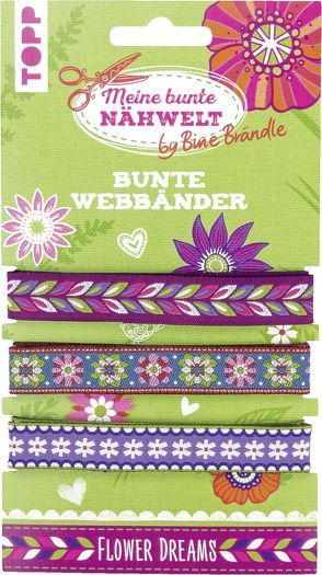 Bine Brändle Bunte Webbänder Flower Dreams von Brändle,  Bine