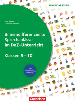 Binnendifferenzierte Sprechanlässe – Sprechkompetenz Sekundarstufe I – Klasse 5-10 von Schuett,  Lena, Verriere,  Katharina