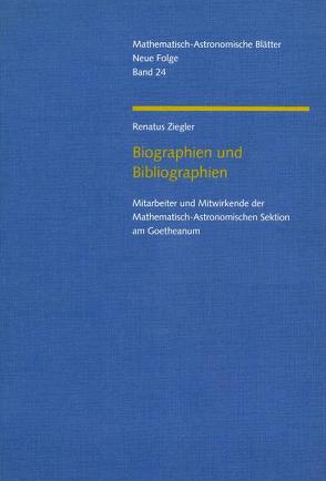 Biographien und Bibliographien von Ziegler,  Renatus