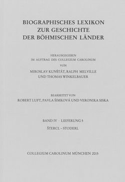 Biographisches Lexikon zur Geschichte der böhmischen Länder. Band IV, Lieferung 5. von Kunštát,  Miroslav, Melville,  Ralph, Winkelbauer,  Thomas