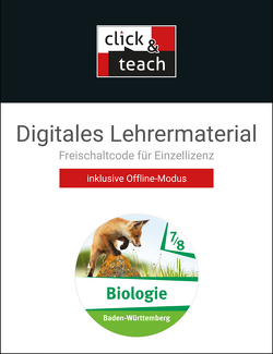 Biologie – Baden-Württemberg / Biologie BW click & teach 7/8 Box von Espinosa,  Bärbel Treiber de, Greßler,  Alena, Hellinger,  Felix, Karl,  Philipp, Knapp,  Oliver, Konermann,  Johannes, Nickl,  Thomas, Rosenbaum,  Simon, Schmidt,  Margit, Weber,  Philipp, Wiese,  Cornelia